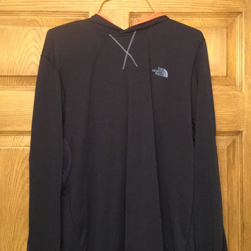 North Face hooded pull over.